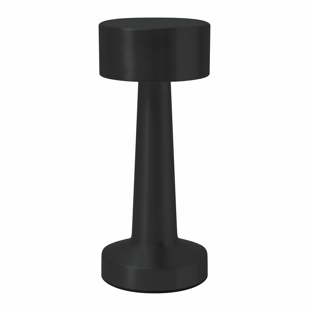 Настольная лампа из нержавеющей стали MUSHROOM черный - 56-0903072- Фото №1