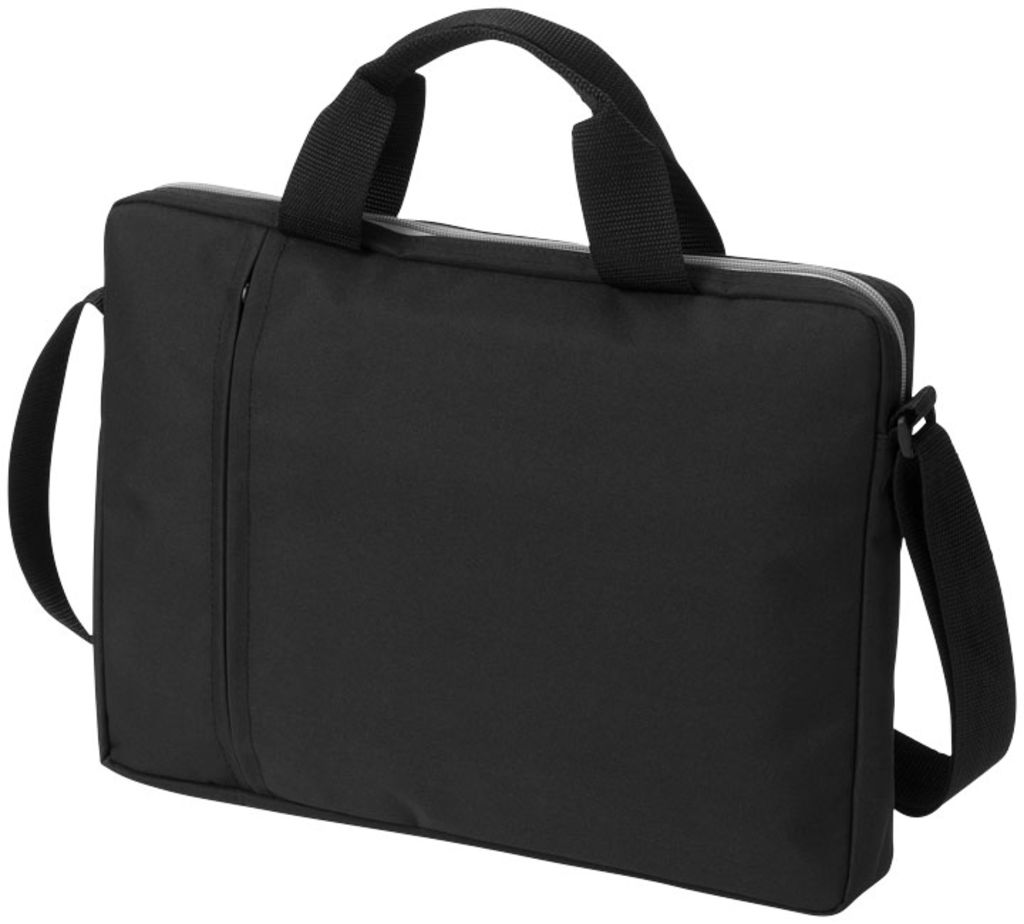 Конференц-сумка Tulsa для ноутбука , колір суцільний чорний