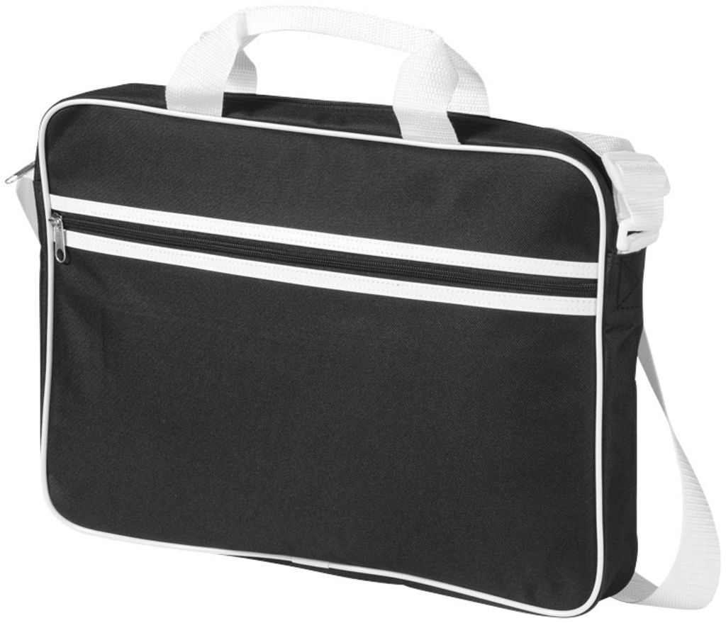 Конференц-сумка Knoxville для ноутбука , колір суцільний чорний