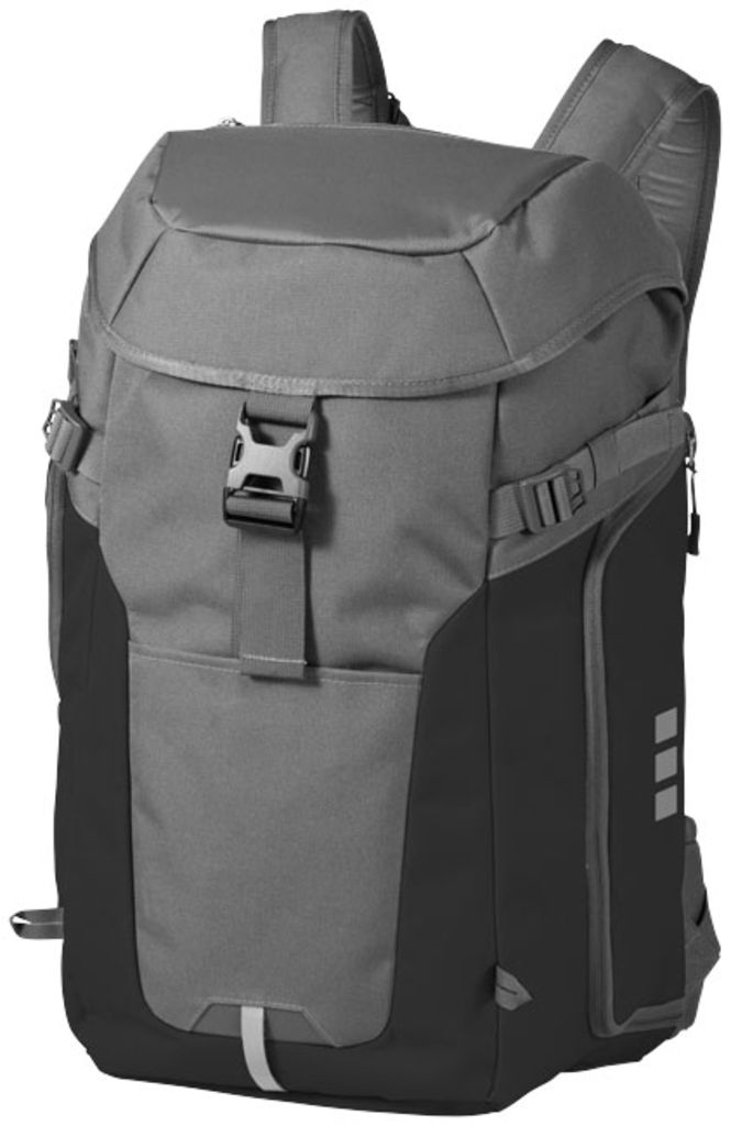 Рюкзак для пішого туризму Revelstoke, колір сірий, суцільний чорний