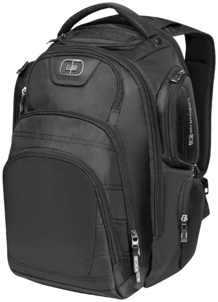 Рюкзак Stratagem для ноутбука , колір суцільний чорний