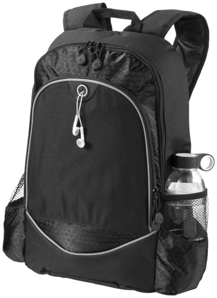 Рюкзак Benton для ноутбука , колір суцільний чорний