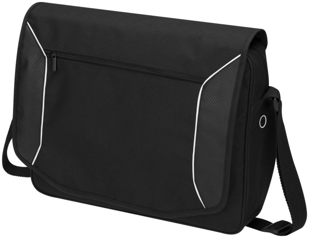 Сумка через плече Stark Tech для ноутбука , колір суцільний чорний