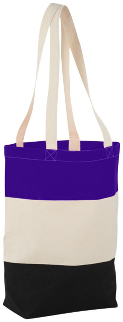 Хлопковая сумка Colour Block, цвет пурпурный