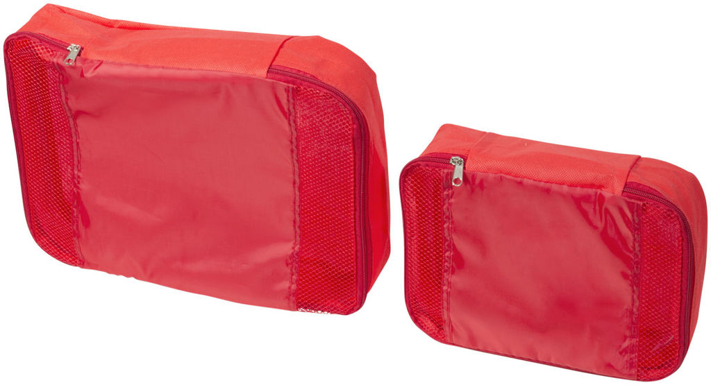 Упаковочные сумки - набор из 2-х изделий, цвет красный
