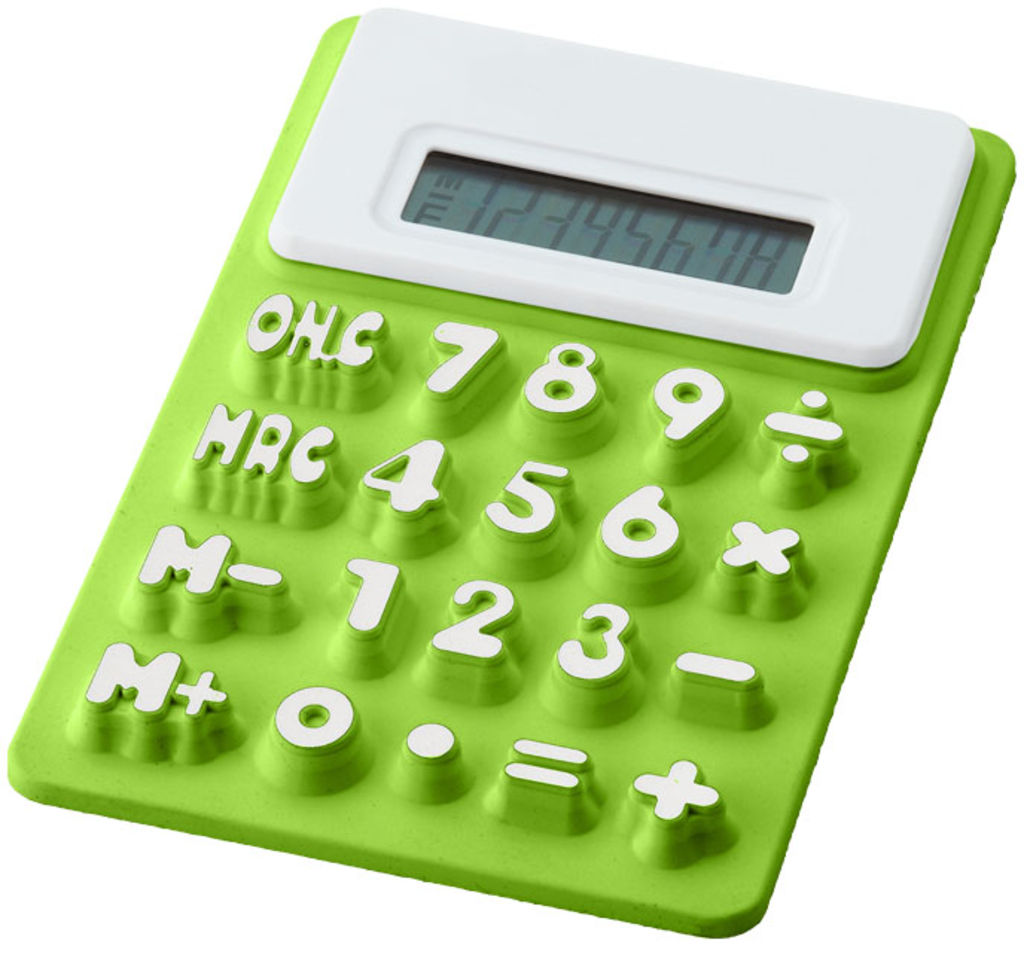 Гнучкий калькулятор Splitz, колір лайм