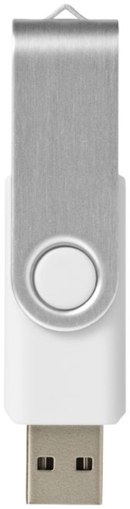 Флешка Rotate Basic 1GB, цвет белый, серебристый - 12350301- Фото №4