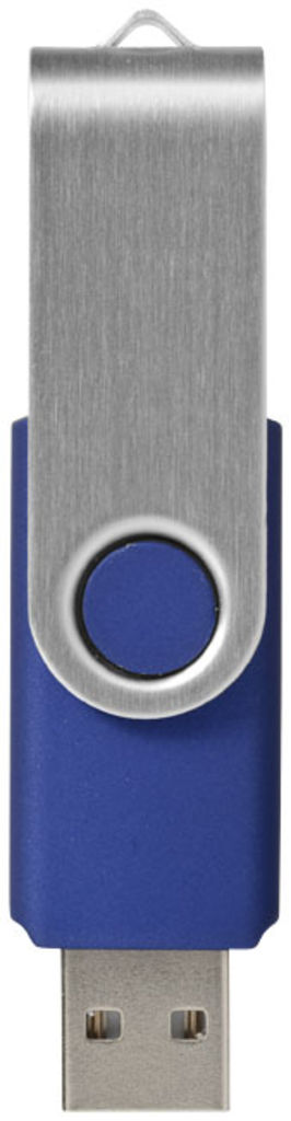 Флешка Rotate Basic 1GB, цвет синий, серебристый - 12350302- Фото №4