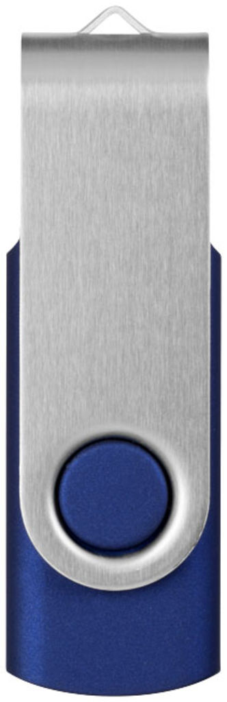 Флешка Rotate Basic 1GB, цвет синий, серебристый - 12350302- Фото №5