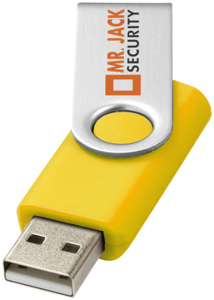 Флешка Rotate Basic 2GB, цвет желтый - 12350407- Фото №2