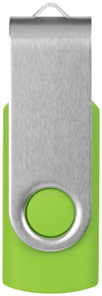 Флешка Rotate Basic 8GB, цвет лайм, серебристый - 12350605- Фото №5