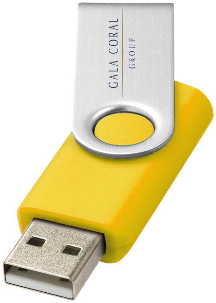 Флешка Rotate Basic 8GB, цвет желтый - 12350607- Фото №2