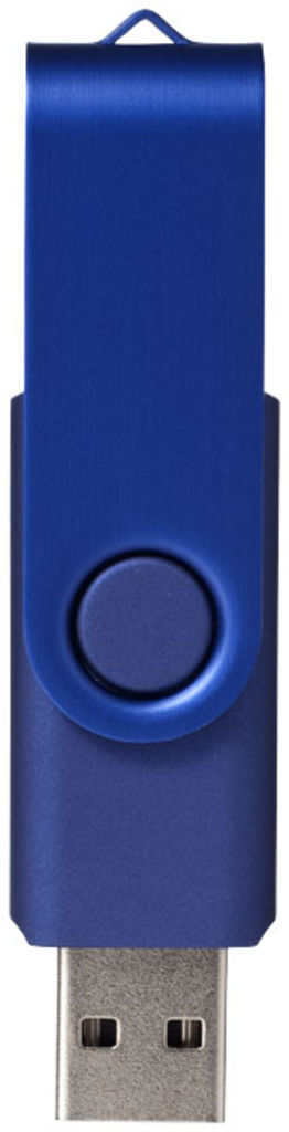 Флешка Rotate Metallic 2GB, цвет темно-синий - 12350701- Фото №4
