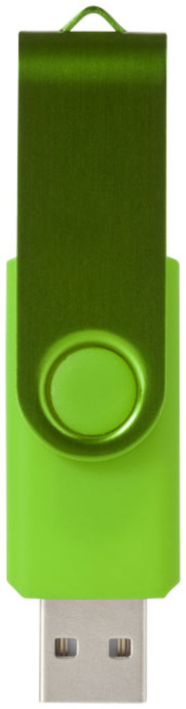 Флешка Rotate Metallic 2GB, цвет лайм - 12350703- Фото №4 Флешка Rotate Metallic 2GB, цвет лайм - 12350703- Фото №4