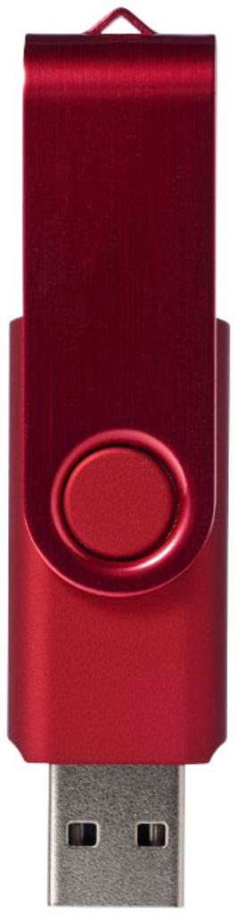 Флешка Rotate Metallic 4GB, цвет красный - 12350802- Фото №4