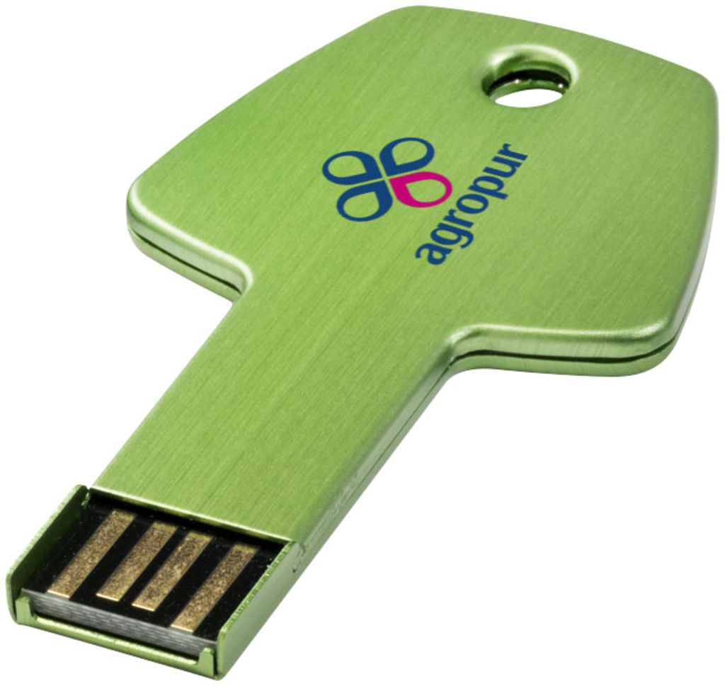 Флешка Key 2GB, цвет зеленый - 12351804- Фото №2