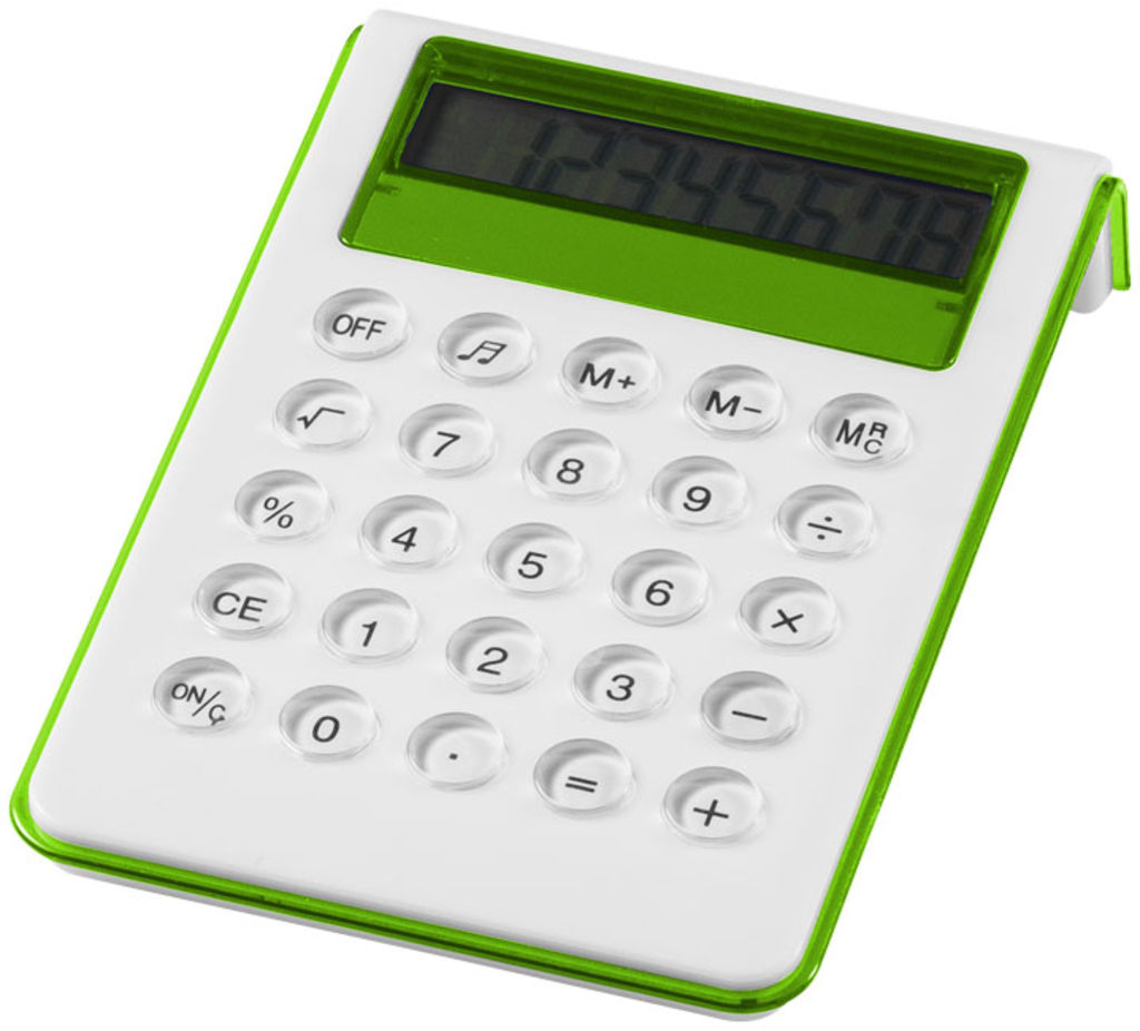 Настільний калькулятор Soundz, колір лайм