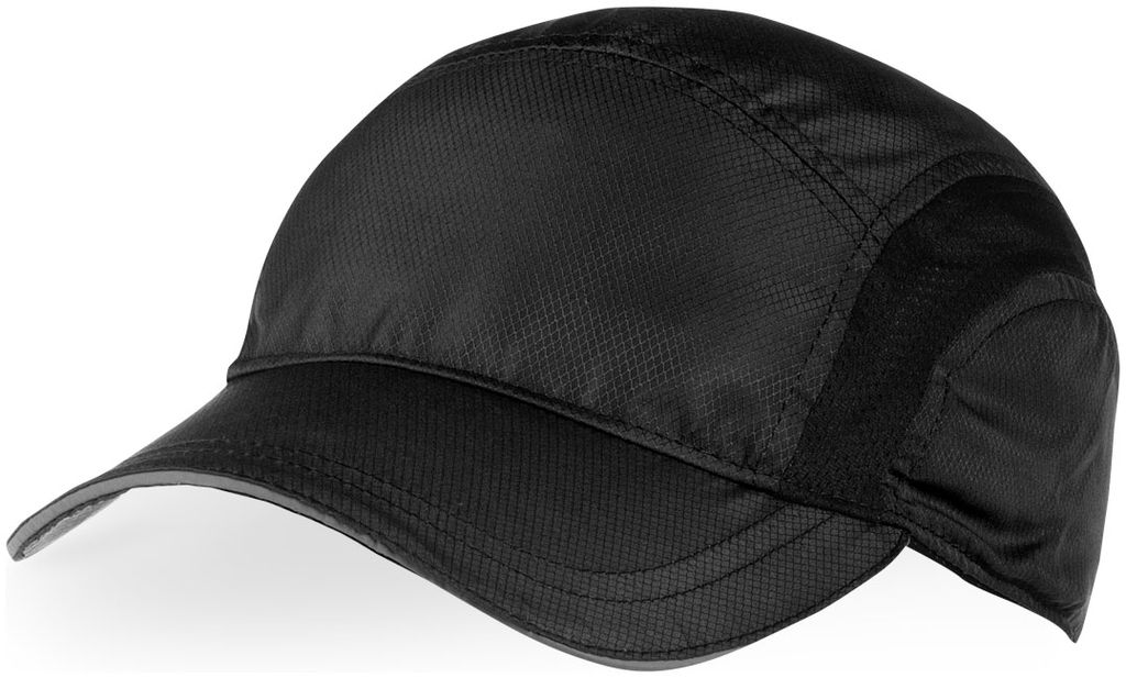 Спортивна кепка Rockwall, колір суцільний чорний