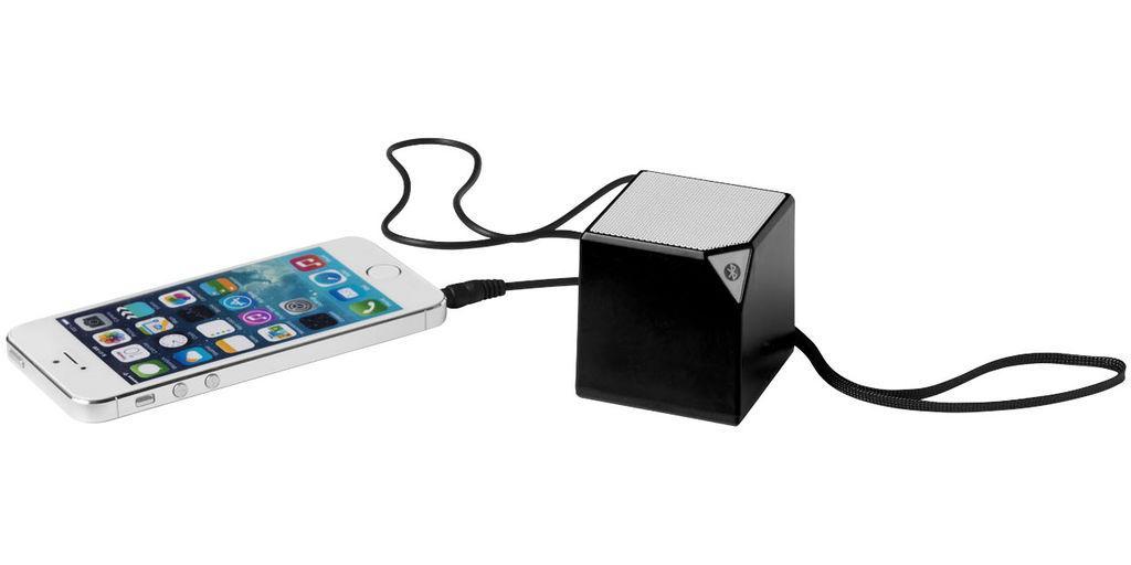 Колонка Sonic с функцией Bluetooth и встроенным микрофоном, цвет сплошной черный - 13417900- Фото №3