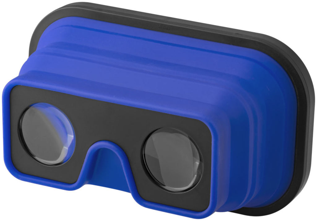 Складані силіконові окуляри віртуальної реальності, колір яскраво-синій