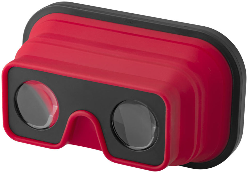 Складные силиконовые очки виртуальной реальности, цвет красный