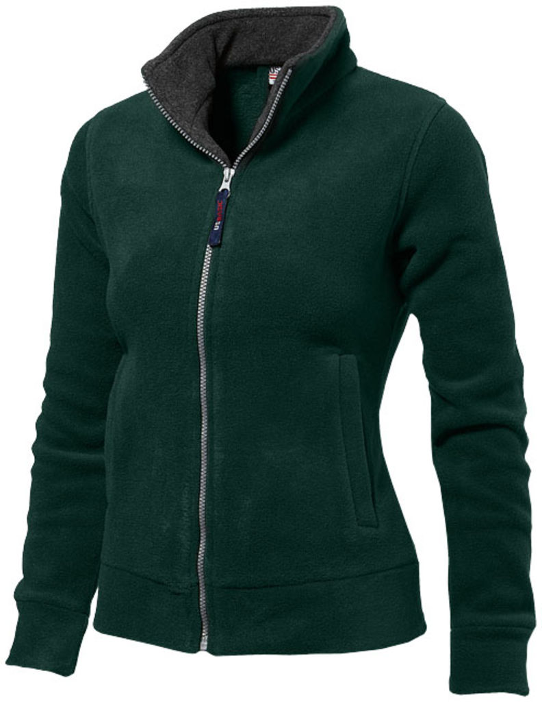 Жіноча флісова куртка Nashville, колір зелений  розмір XL
