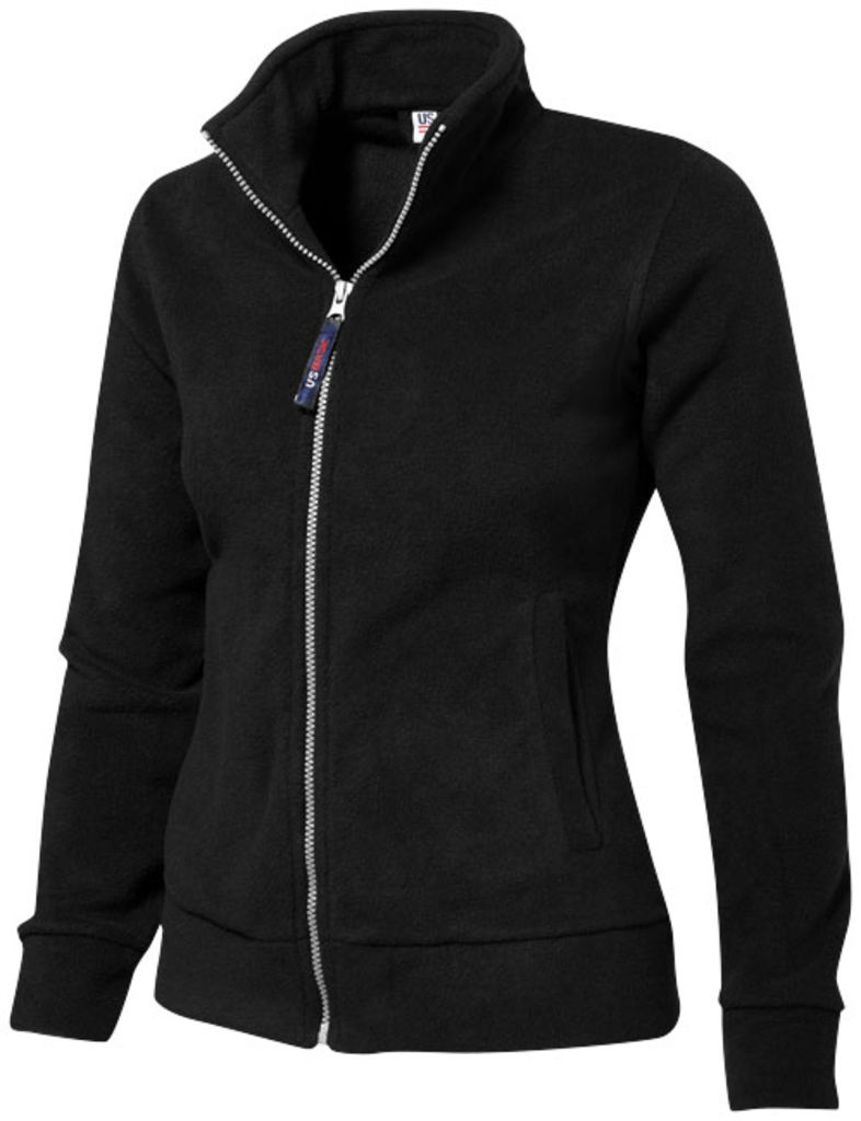 Женская флисовая куртка Nashville, цвет сплошной черный  размер XL