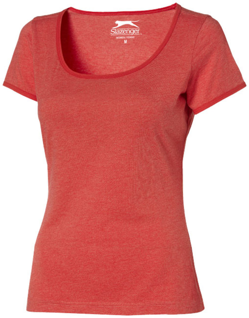 Жіноча футболка з короткими рукавами Chip, колір яскравий червоний