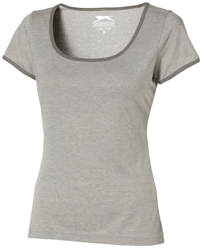 Жіноча футболка з короткими рукавами Chip, колір яскравий сірий