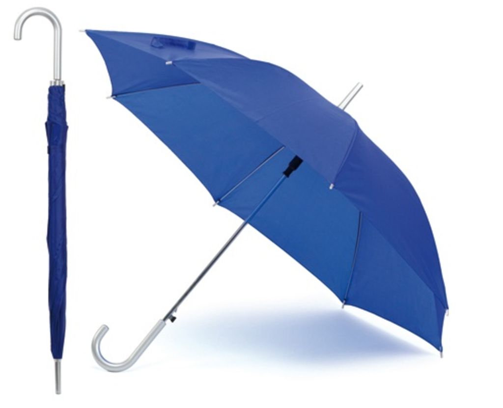 Зонт-трость автоматический, цвет синий