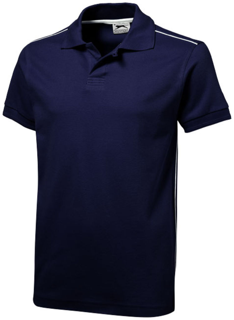 Рубашка поло с короткими рукавами Backhand, цвет темно-синий  размер M