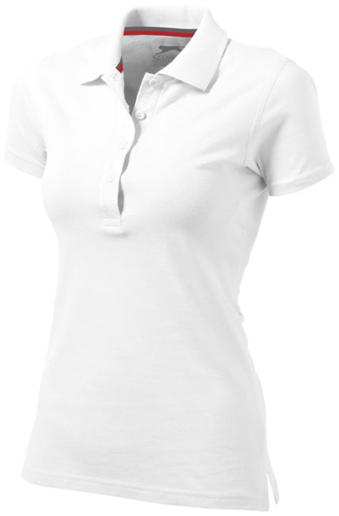 Женская рубашка поло с короткими рукавами Advantage, цвет белый  размер S