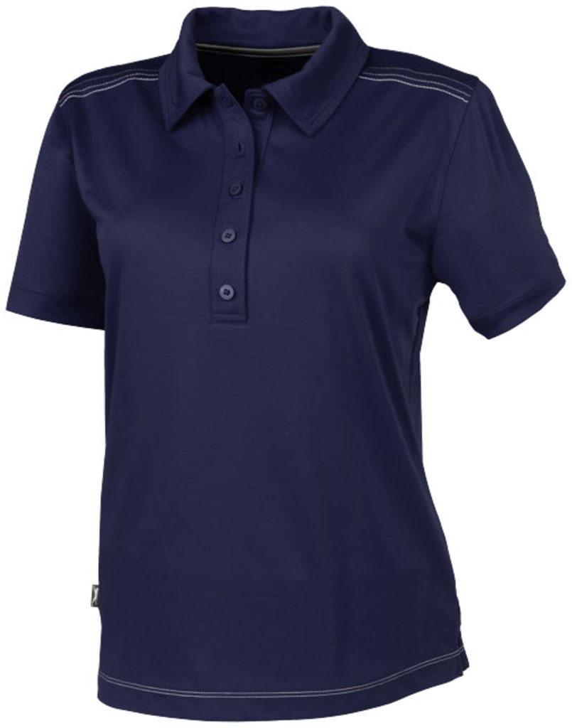 Женская рубашка поло с короткими рукавами Receiver, цвет темно-синий  размер S