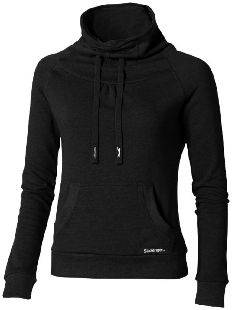 Женский свитер Racket, цвет сплошной черный  размер XL