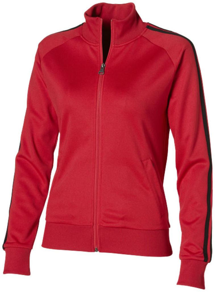Женский свитер Court с застежкой-молнией на всю длину, цвет красный  размер S