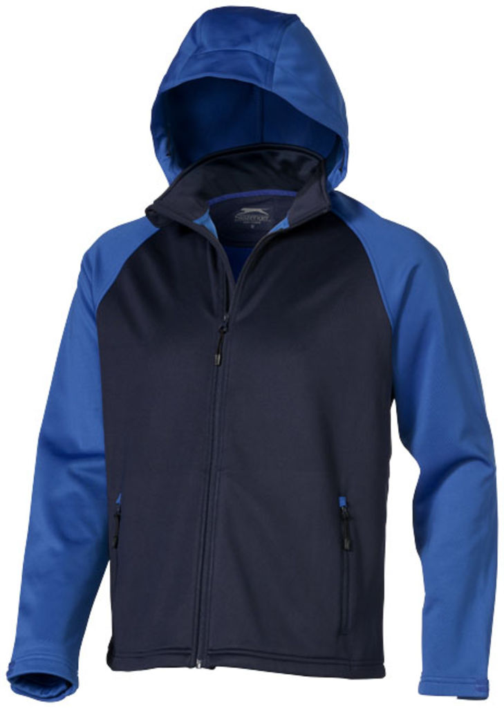 Куртка софтшел Challenger, цвет темно-синий, небесно-голубой  размер S