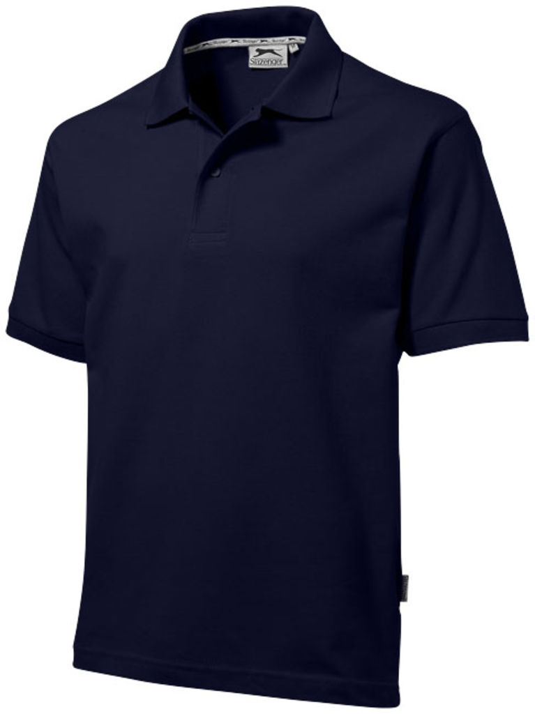 Рубашка поло с короткими рукавами Forehand, цвет темно-синий  размер M