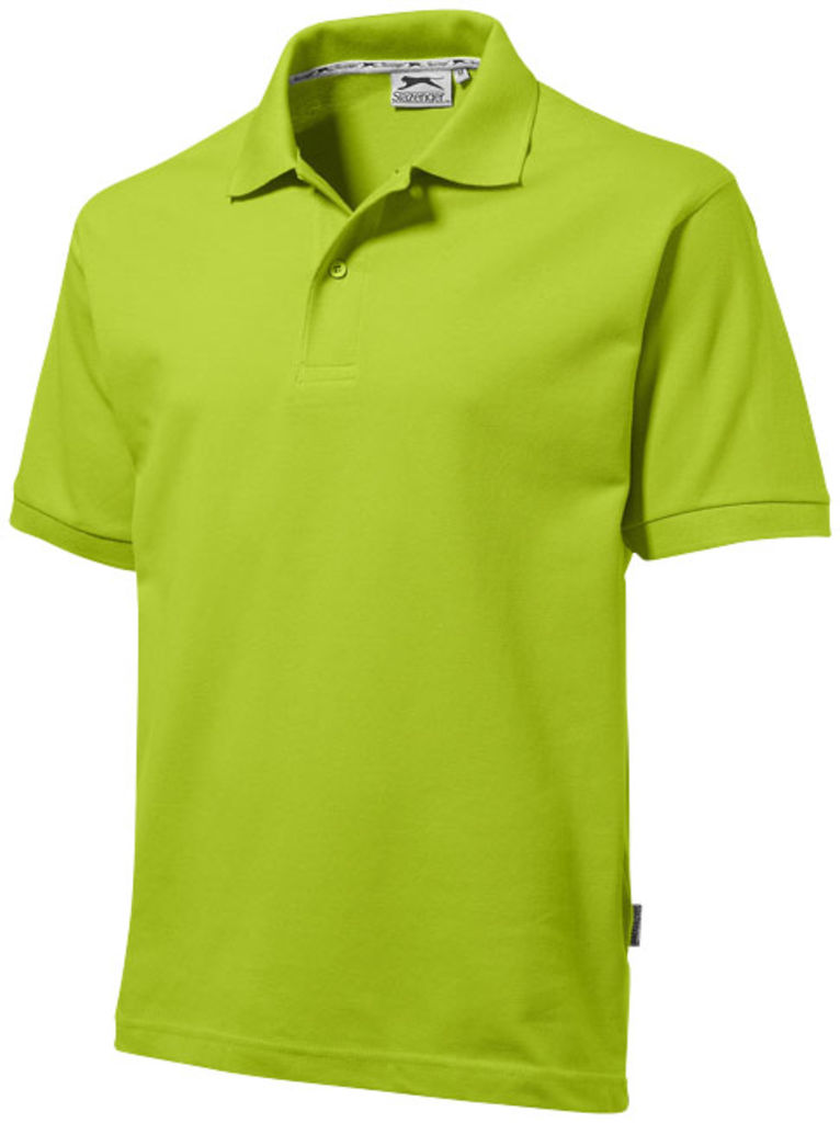 Рубашка поло с короткими рукавами Forehand, цвет зеленое яблоко  размер M