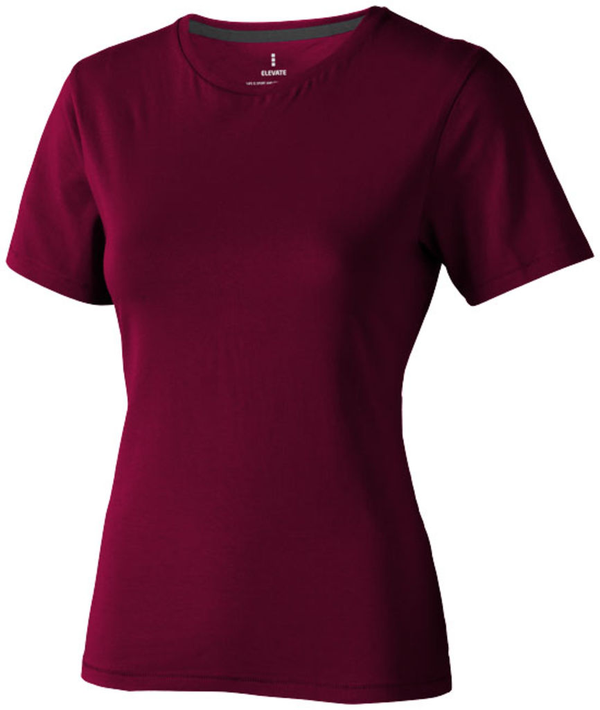Жіноча футболка з короткими рукавами Nanaimo, колір бургунді  розмір XS