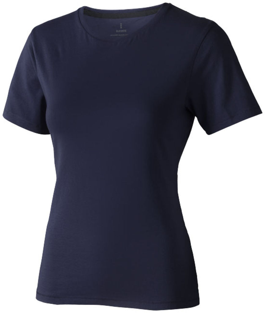 Жіноча футболка з короткими рукавами Nanaimo, колір темно-синій  розмір XS