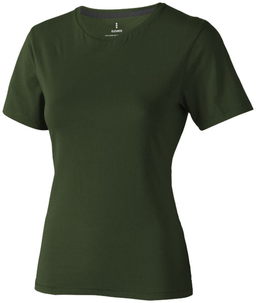 Жіноча футболка з короткими рукавами Nanaimo, колір армійський зелений  розмір XS