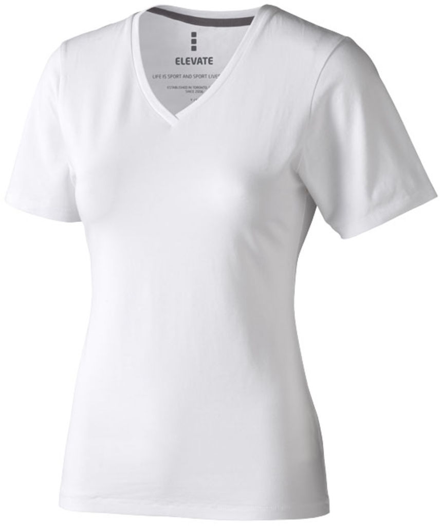 Жіноча футболка з короткими рукавами Kawartha, колір білий  розмір XS