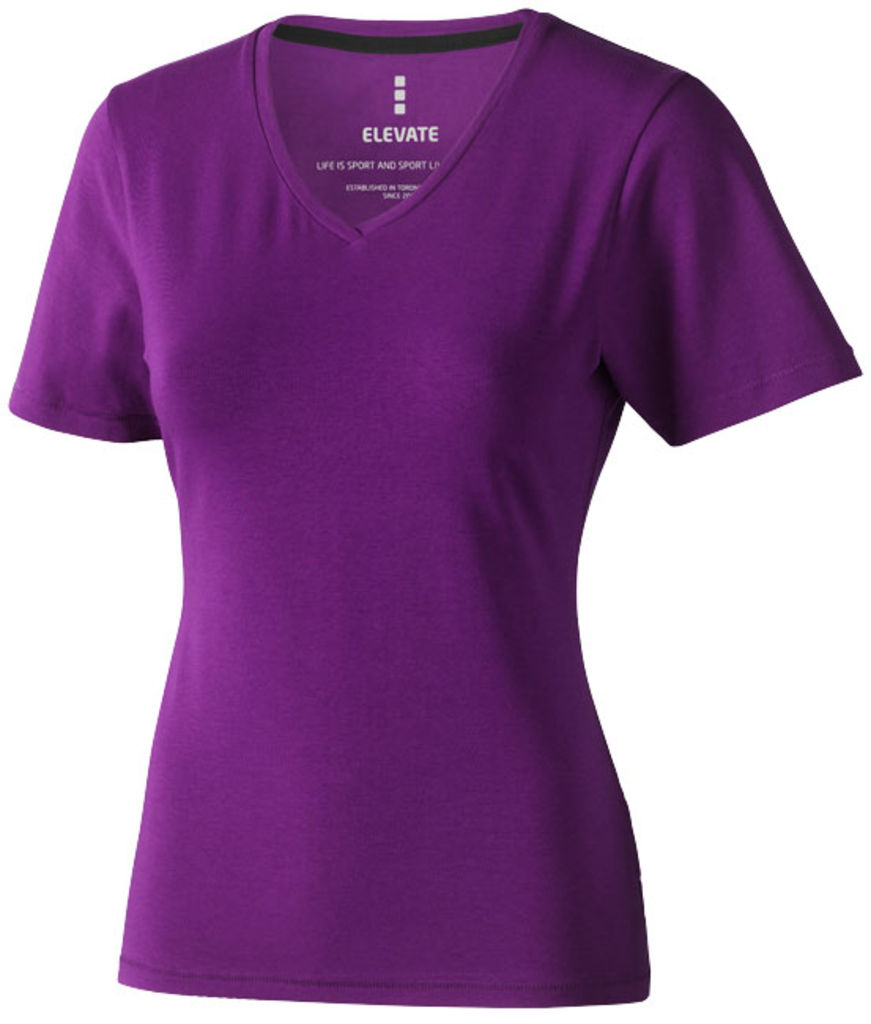 Жіноча футболка з короткими рукавами Kawartha, колір сливовий  розмір XS