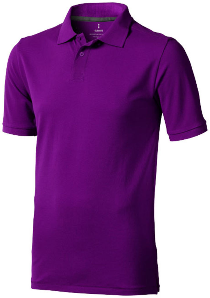 Рубашка поло с короткими рукавами Calgary, цвет сливовый  размер XL