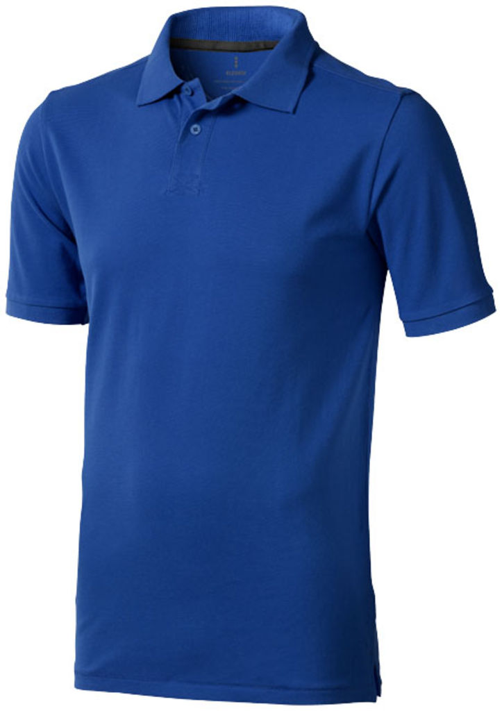 Сорочка поло з короткими рукавами Calgary, колір синій  розмір XXL