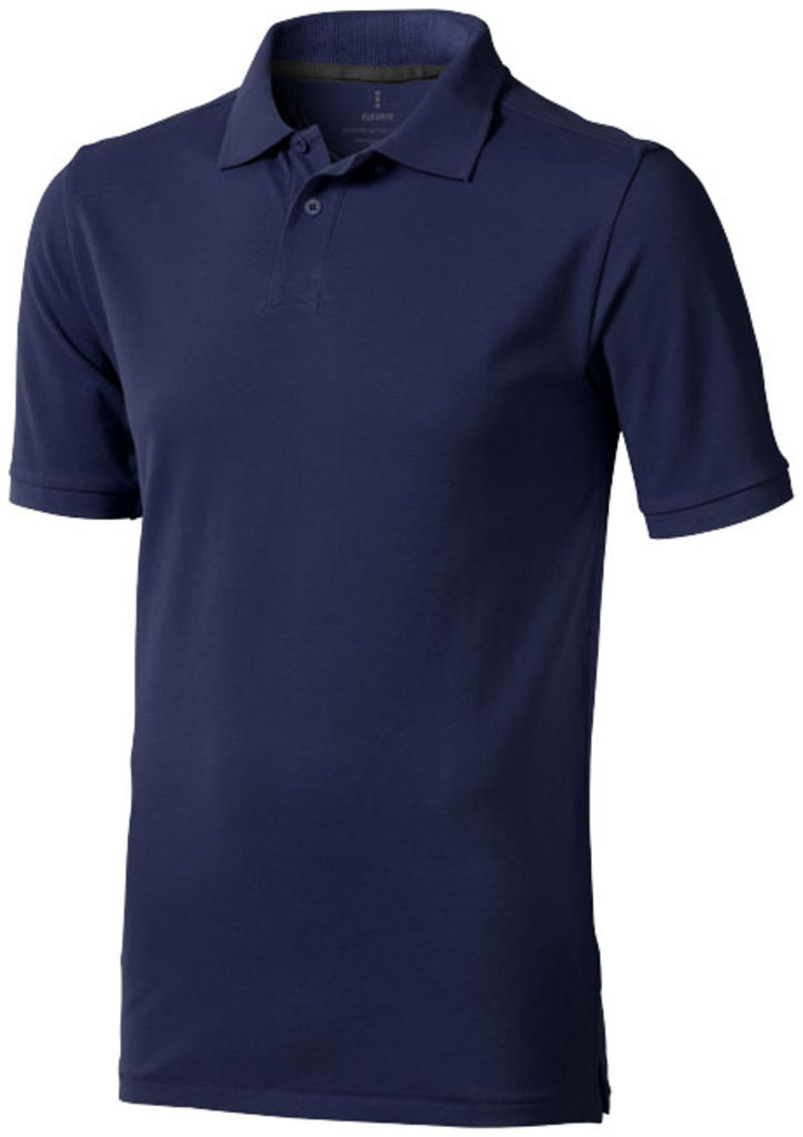 Сорочка поло з короткими рукавами Calgary, колір темно-синій  розмір XL