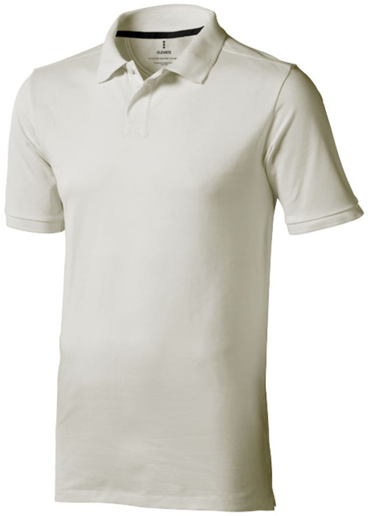 Рубашка поло с короткими рукавами Calgary, цвет светло-серый  размер S