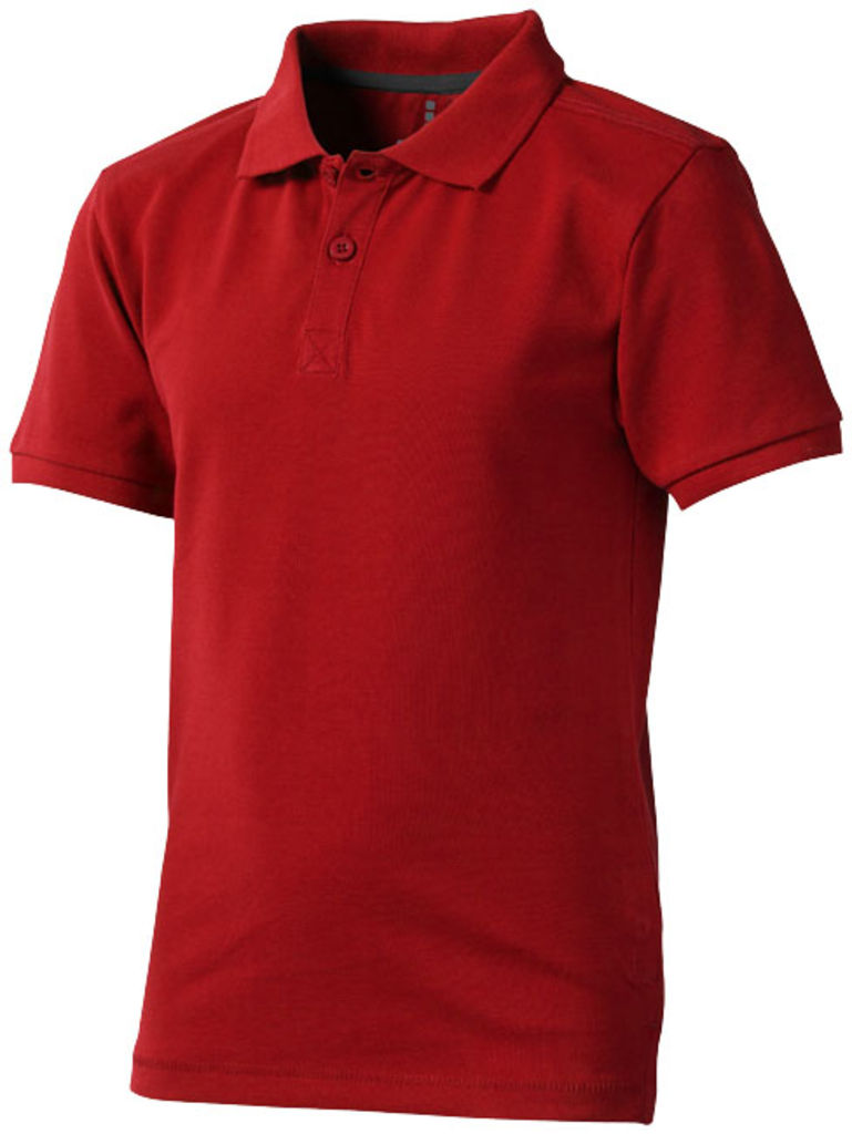 Дитяча сорочка поло з короткими рукавами Calgary, колір червоний  розмір 140
