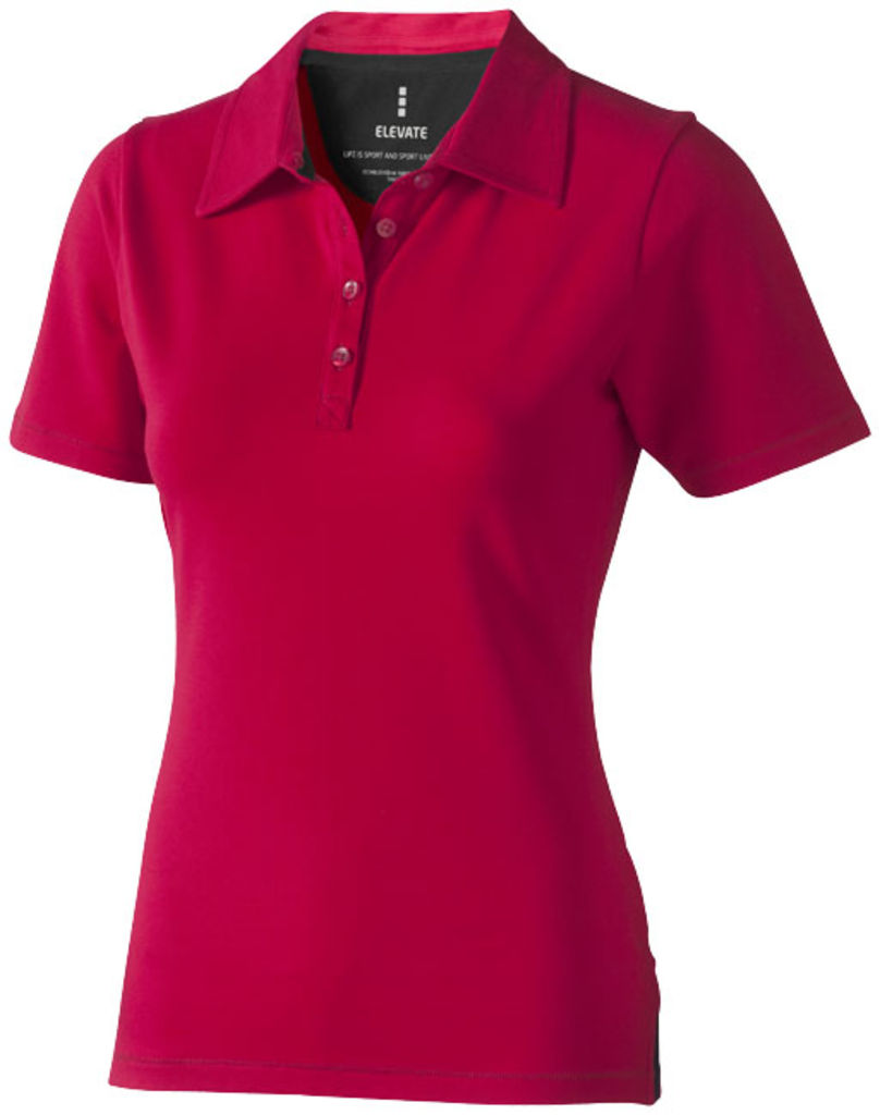 Жіноча сорочка поло з короткими рукавами Markham, колір червоний  розмір S