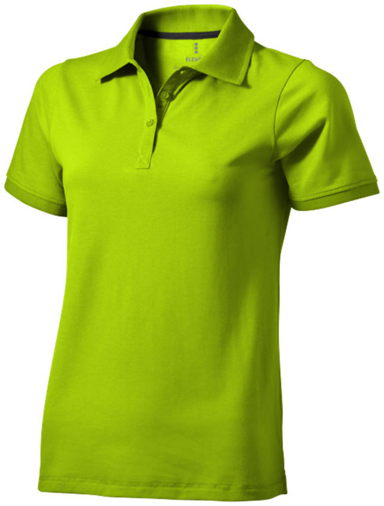 Женская рубашка поло с короткими рукавами Yukon, цвет зеленое яблоко  размер M